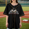 Zach Bryan Tour Baseball Jersey, With Heaven On Tour 2026 Jersey, Country Music Concert, Vintage Western Graphic Shirt