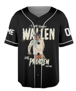 Alternative view of Morgan Wallen Still Problem Tour 2026 Baseball Jersey, Morgan Wallen Country Music Tee, Tour 2026 Shirt