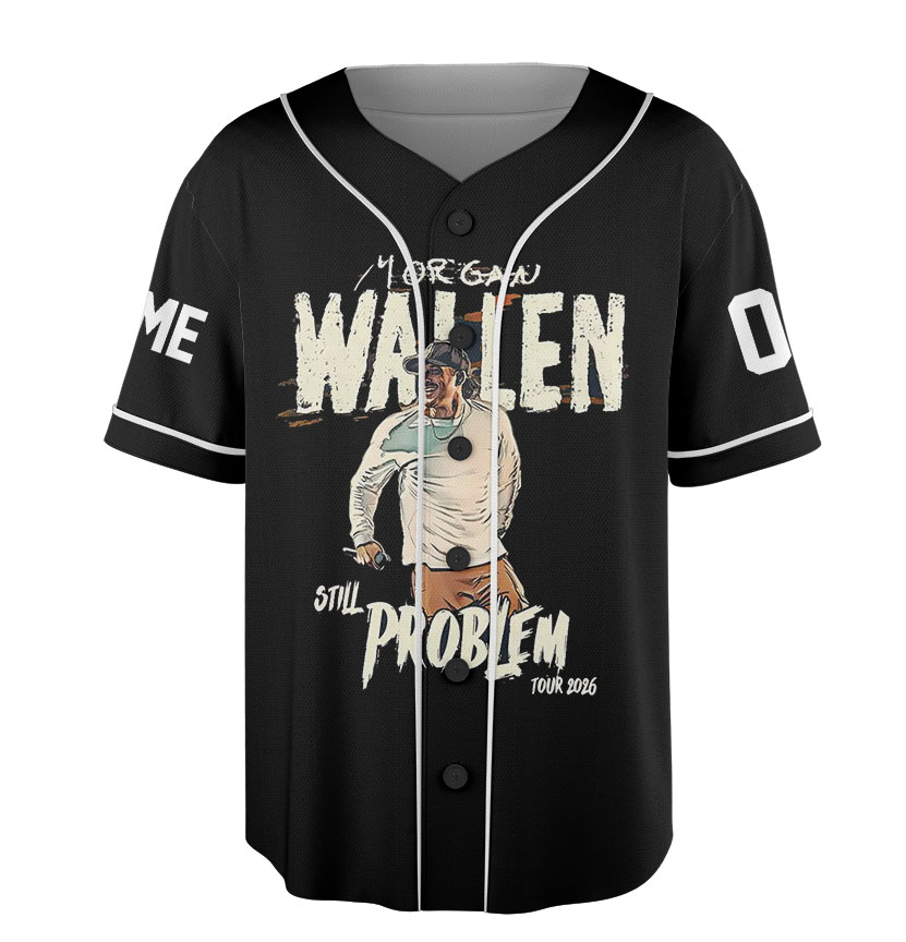 Morgan Wallen Still Problem Tour 2026 Baseball Jersey, Morgan Wallen Country Music Tee, Tour 2026 Shirt - Image 2