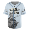 Zach Bryan Tour Baseball Jersey, With Heaven On Tour 2026 Jersey, Country Music Concert, Vintage Western Graphic Shirt