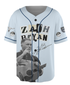 Zach Bryan Tour Baseball Jersey, With Heaven On Tour 2026 Jersey, Country Music Concert, Vintage Western Graphic Shirt