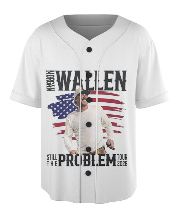Morgan Wallen Still Problem Tour 2026 Baseball Jersey