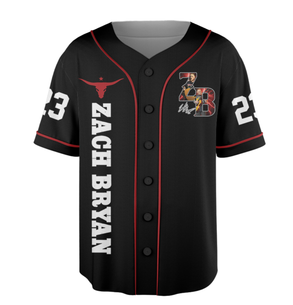 Zach Bryan With Heaven On Tour 2026 Baseball Jersey