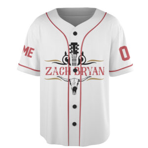 Zach Bryan Tour Baseball Jersey, With Heaven On Tour 2026 Jersey, Country Music Concert, Vintage Western Graphic Shirt