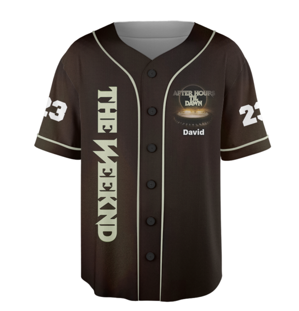 The Weeknd After Hours Til Dawn Music Tour 2026 Baseball Jersey