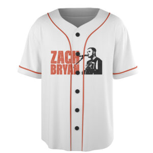 Zach Bryan Tour Baseball Jersey, With Heaven On Tour 2026 Jersey, Country Music Concert, Vintage Western Graphic Shirt