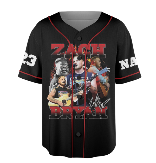 Zach Bryan Tour Baseball Jersey, With Heaven On Tour 2026 Jersey, Country Music Concert, Vintage Western Graphic Shirt