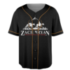 Zach Bryan Tour Baseball Jersey, With Heaven On Tour 2026 Jersey, Country Music Concert, Vintage Western Graphic Shirt