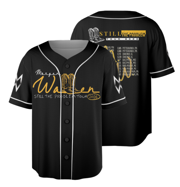 Morgan Wallen Still Problem Tour 2026 Baseball Jersey, Morgan Wallen Country Music Tee, Tour 2026 Shirt