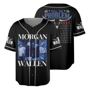 Morgan Wallen Still Problem Tour 2026 Baseball Jersey, Morgan Wallen Country Music Tee, Tour 2026 Shirt