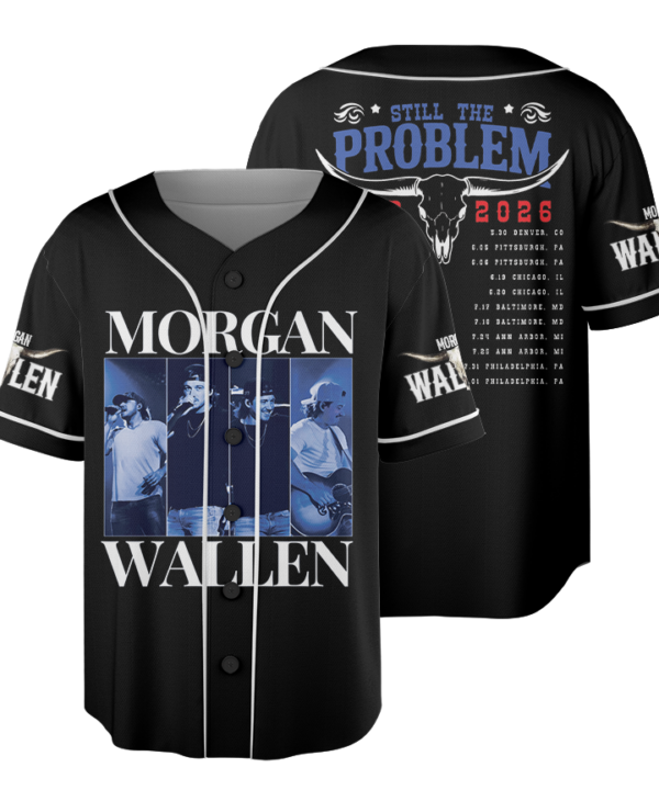 Morgan Wallen Still Problem Tour 2026 Baseball Jersey, Morgan Wallen Country Music Tee, Tour 2026 Shirt