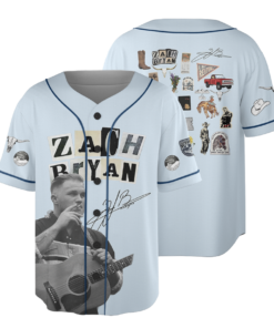 Zach Bryan Tour Baseball Jersey, With Heaven On Tour 2026 Jersey, Country Music Concert, Vintage Western Graphic Shirt