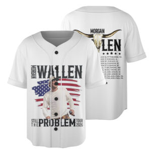 Morgan Wallen Still Problem Tour 2026 Baseball Jersey
