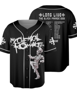 Long Live The Black Parade 2026 Baseball Jersey , My Chemical Romance Baseball Jersey