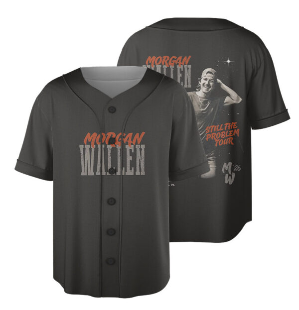 Morgan Wallen Still Problem Tour 2026 Baseball Jersey