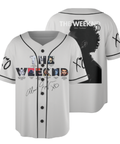 The Weeknd Music Tour 2026 Baseball Jersey, XO Era Graphic Baseball Jersey
