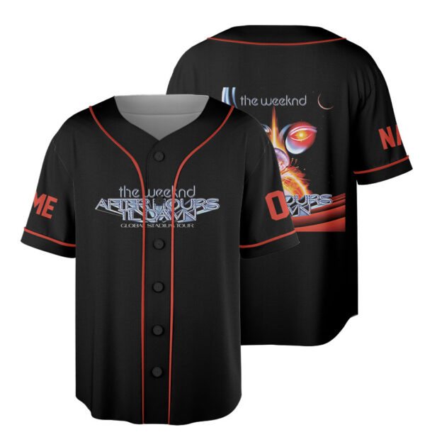 The Weeknd After Hours Til Dawn Music Tour 2026 Baseball Jersey