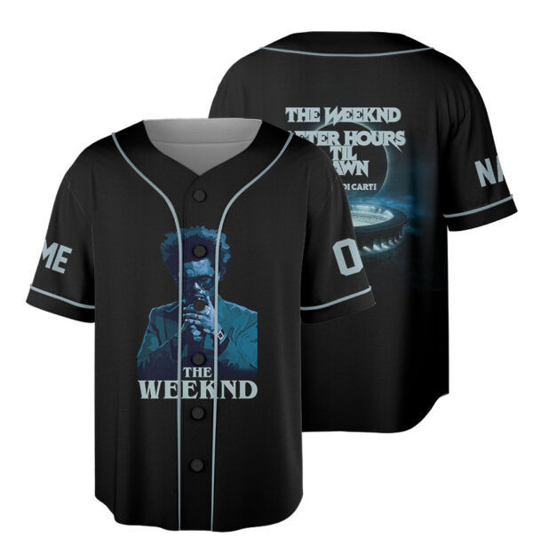 The Weeknd After Hours Til Dawn Music Tour 2026 Baseball Jersey
