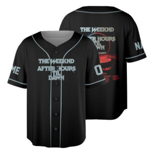 The Weeknd After Hours Til Dawn Music Tour 2026 Baseball Jersey