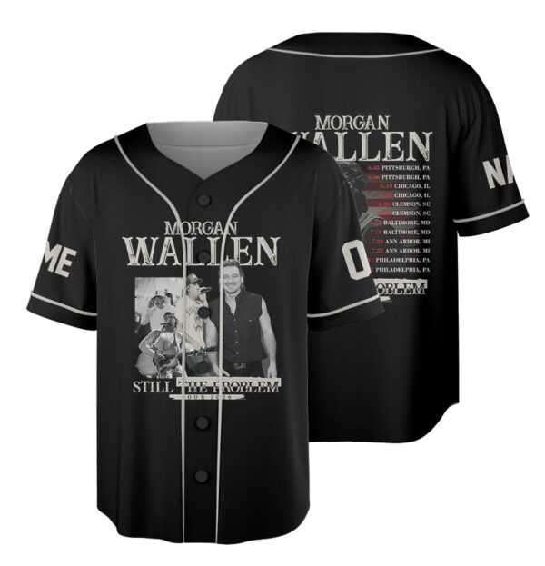 Morgan Wallen Still The Problem Tour 2026 Baseball Jersey