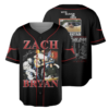 Zach Bryan Tour Baseball Jersey, With Heaven On Tour 2026 Jersey, Country Music Concert, Vintage Western Graphic Shirt