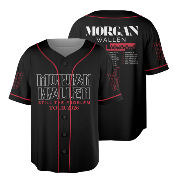 Morgan Wallen Still Problem Tour 2026 Baseball Jersey, Morgan Wallen Country Music Tee, Tour 2026 Shirt