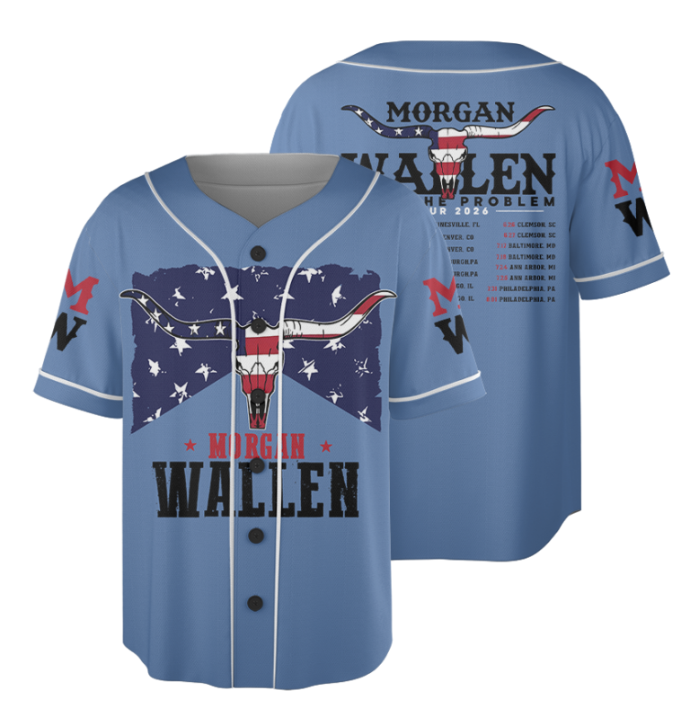 Morgan Wallen Still Problem Tour 2026 Baseball Jersey, Morgan Wallen Country Music Tee, Tour 2026 Shirt