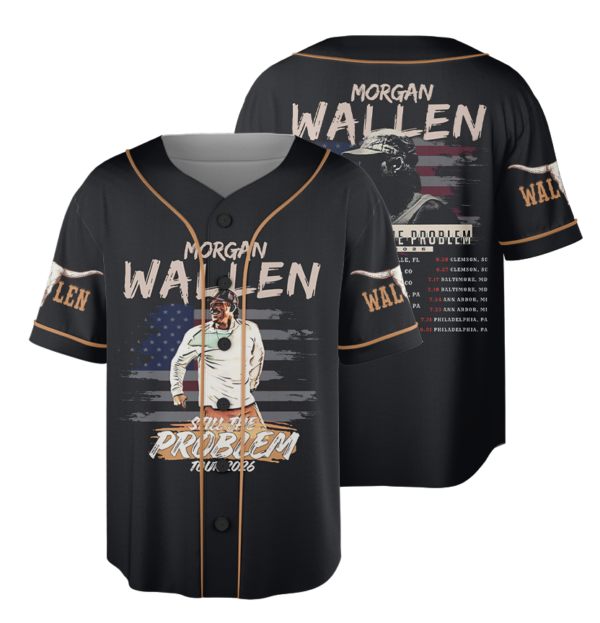 Morgan Wallen Still Problem Tour 2026 Baseball Jersey, Morgan Wallen Country Music Tee, Tour 2026 Shirt