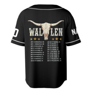 Alternative view of Morgan Wallen Still Problem Tour 2026 Baseball Jersey, Morgan Wallen Country Music Tee, Tour 2026 Shirt