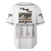 Zach Bryan Tour Baseball Jersey, With Heaven On Tour 2026 Jersey, Country Music Concert, Vintage Western Graphic Shirt