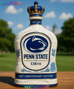 Penn State Nittany Lions 138th Anniversary Whiskey Bottle