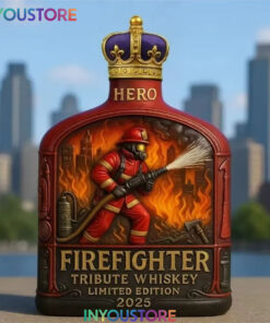 Crown Royal Firefighter Honor Whiskey Bottle
