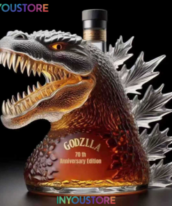 Godzilla Jack Daniel Whiskey Bottle