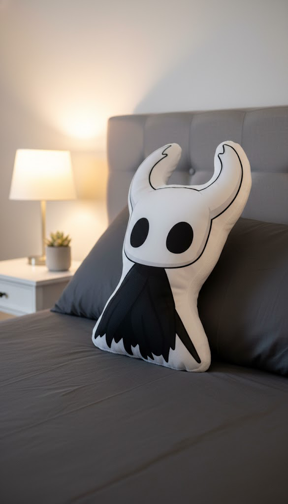 Hollow Knight Pillow, Soft Stuffed Game Plushie, Game Lover Gifts - Image 2