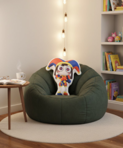 Alternative view of Pomni The Amazing Digital Circus Pillow