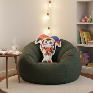 Alternative view of Pomni The Amazing Digital Circus Pillow