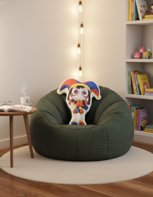 Alternative view of Pomni The Amazing Digital Circus Pillow