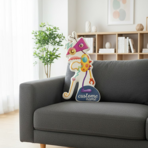 Alternative view of Zooble Character Pillow, Custom Name The Amazing Digital Circus Pillow