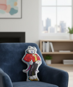 Alternative view of Tenna Character Pillow, Deltarune Pillow