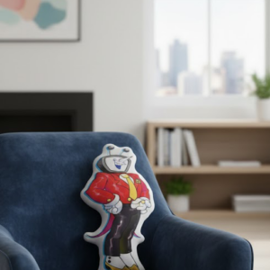 Alternative view of Tenna Character Pillow, Deltarune Pillow