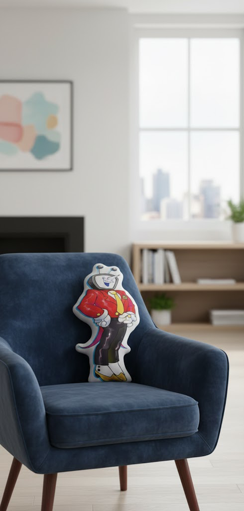 Tenna Character Pillow, Deltarune Pillow - Image 2