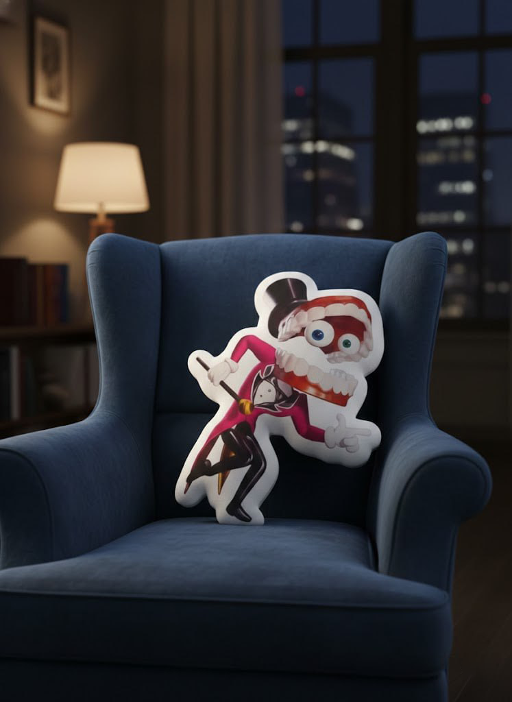 Caine The Amazing Digital Circus Pillow - Image 2