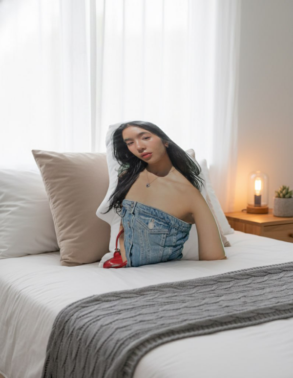 Alternative view of Sophia Laforteza KATSEYE Pillow, Katseye All Characters Pillow