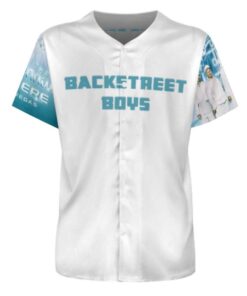 Backstreet Boys Las Vegas Sphere Jersey, Into the Millennium 25th Anniversary, Concert Jersey, Fan Merch-Inspired Button-Up