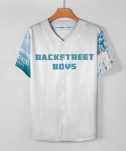 Alternative view of Backstreet Boys Las Vegas Sphere Jersey, Into the Millennium 25th Anniversary, Concert Jersey, Fan Merch-Inspired Button-Up
