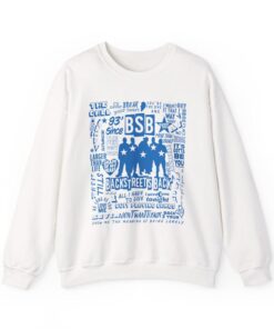 Backstreet Boys Silhouette Lyrics Sweatshirt, BSB Retro Boyband Crewneck