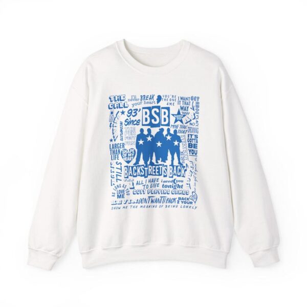 Backstreet Boys Silhouette Lyrics Sweatshirt, BSB Retro Boyband Crewneck