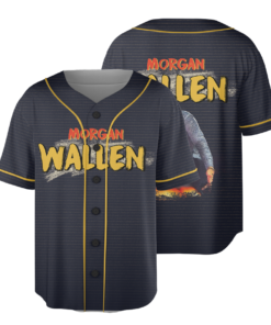 Wallen Concert Jersey - Distressed Text & Back Graphic Shirt