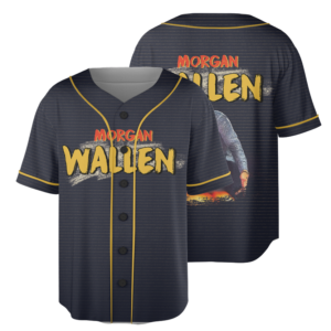 Wallen Concert Jersey - Distressed Text & Back Graphic Shirt