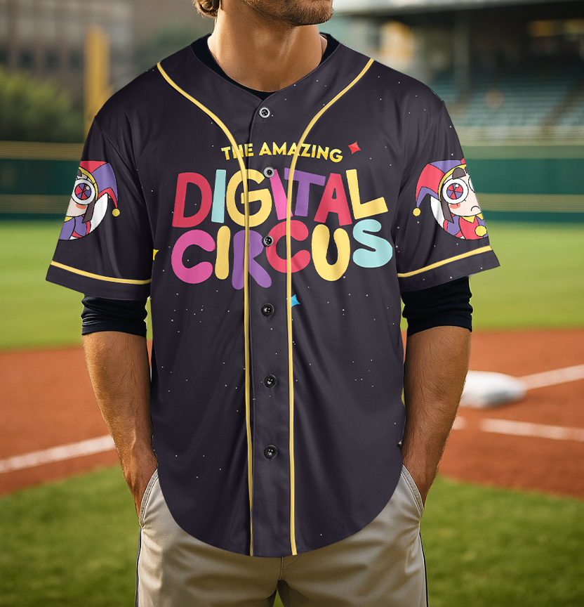 The Amazing Digital Circus Baseball Jersey - Image 3